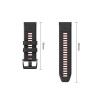Tech-Protect Iconband Pro -kellonranneke Garmin Fenix 5X / 5X Plus / 6X / 6X Pro / 7X / 8 / 8 Pro / 9 / 9 Pro (47 mm), musta / punainen