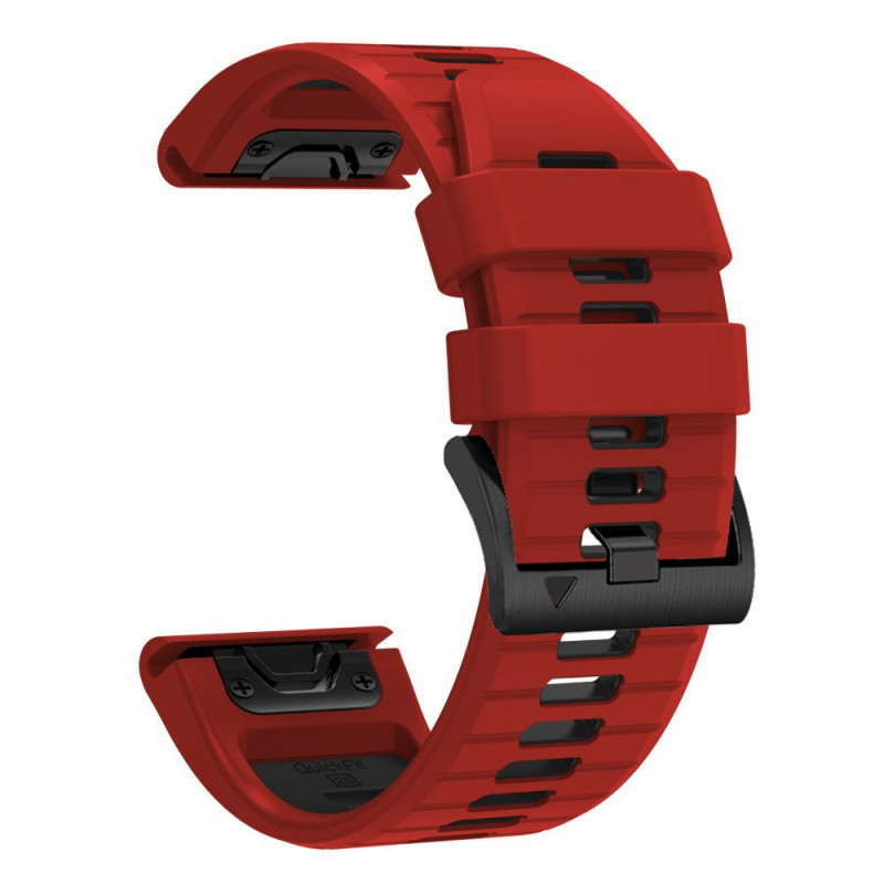 Tech-Protect Iconband Pro THP6050 kellonranneke Garmin Fenix 5X / 5X Plus / 6X / 6X Pro / 7X / 8 / 8 Pro / 9 / 9 Pro (47 mm), punainen / musta