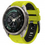 Tech-Protect Iconband Pro THP6051 kellonranneke Garmin Fenix 5X / 5X Plus / 6X / 6X Pro / 7X / 8 / 8 Pro / 9 / 9 Pro (47 mm), limenvihreä / musta