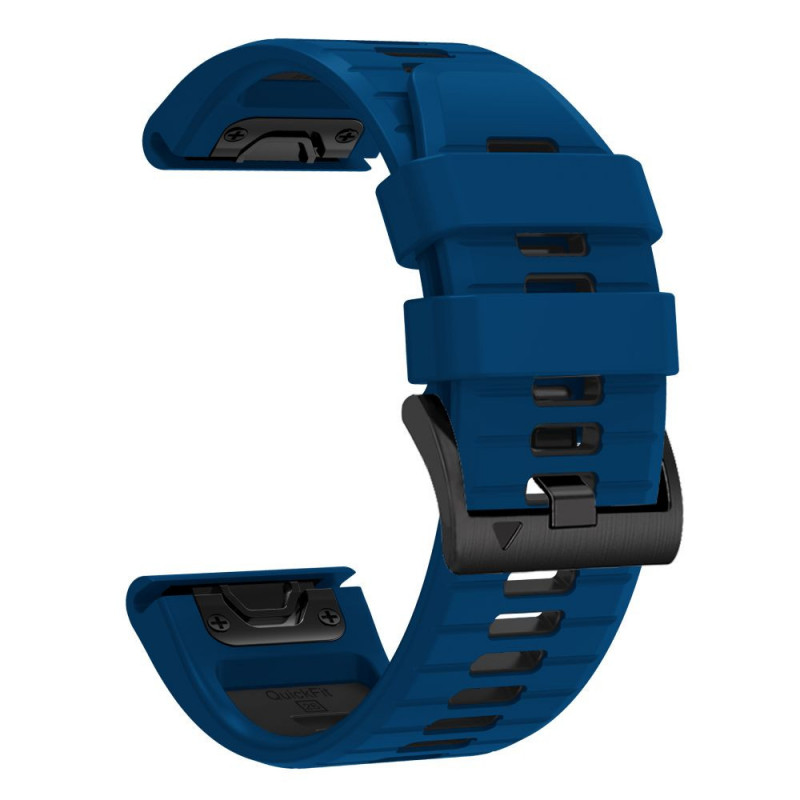 Tech-Protect Iconband Pro THP6040 -kellonranneke Garmin Fenix 5X / 5X Plus / 6X / 6X Pro / 7X / 8 / 8 Pro / 9 / 9 Pro -kelloihin (51 mm), laivastonsininen / musta