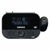 Lenco CR-615BK radioherätyskello projektiolla, DAB+/FM, musta