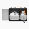 Tech-Protect Defender Bag THP4355 kannettavatietokonelaukku 13-14", musta/oranssi