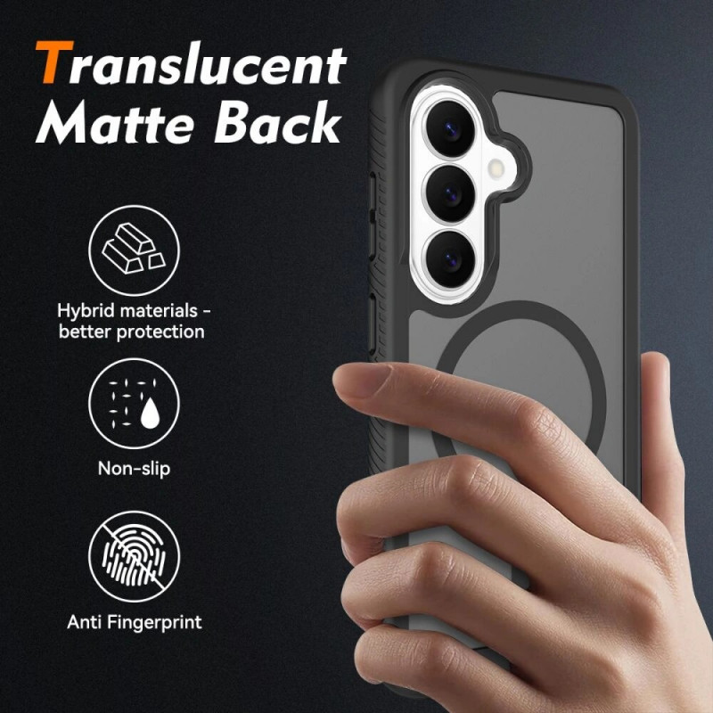 Tech-Protect Defense MagSafe -suojakotelo Samsung Galaxy S26 -puhelimelle, matta musta