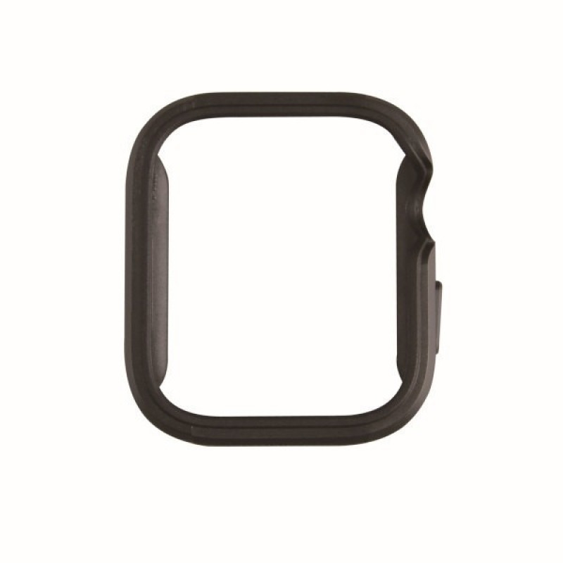 UNIQ Valencia -suojakotelo Apple Watch Series 4/5/6/SE 44 mm -kellolle, gunmetal grey