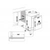 Whirlpool WH7ITD14C6N6 kalusteisiin sijoitettava astianpesukone, 60 cm, 46 dB, 14 annosta