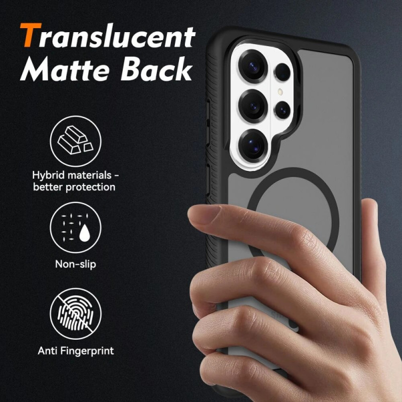 Tech-Protect Defense MagSafe -suojakotelo Samsung Galaxy S26 Ultralle, matta musta
