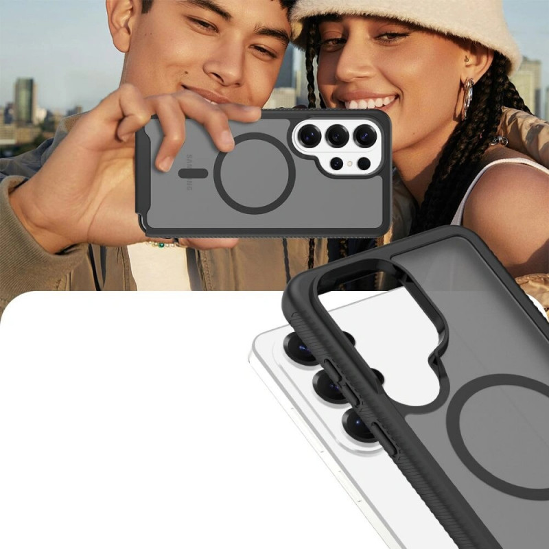 Tech-Protect Defense MagSafe -suojakotelo Samsung Galaxy S26 Ultralle, matta musta