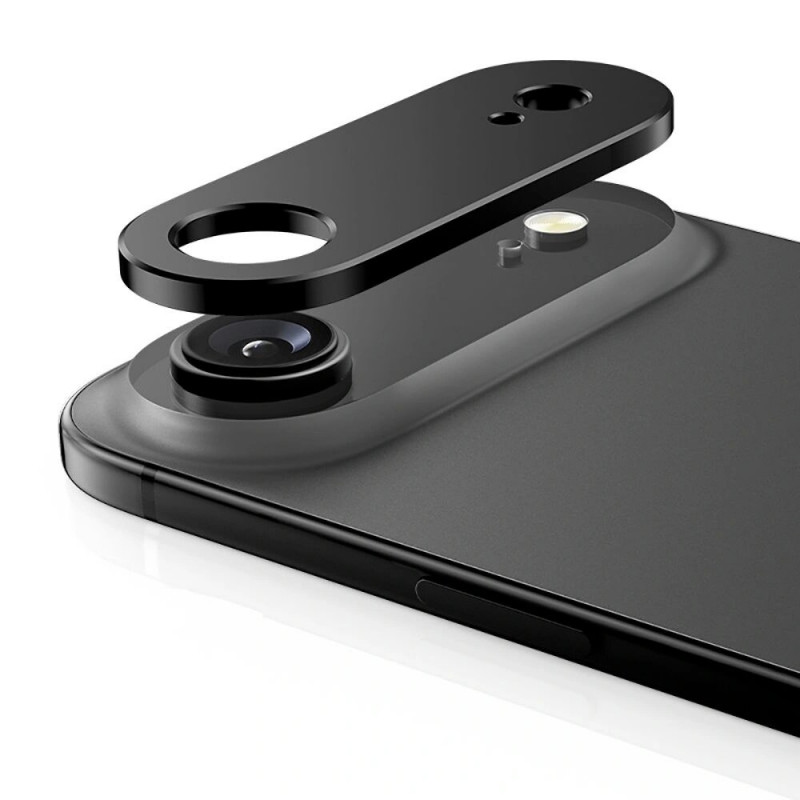 Tech-Protect Camalloy Fit+ -kameramoduulin suojus Apple iPhone Air -puhelimelle, musta
