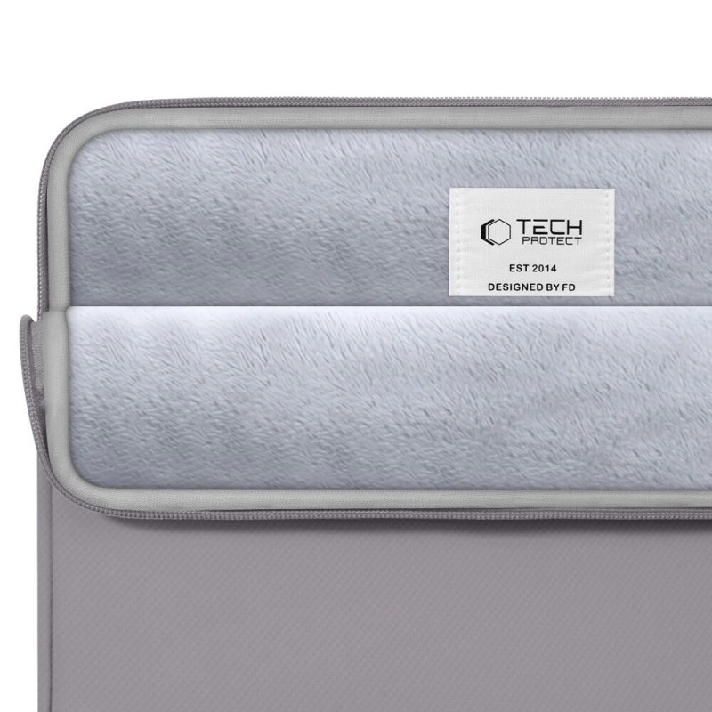 Tech-Protect Sleeve kannettavan tietokoneen suojahiha 15-16", Crayon Grey