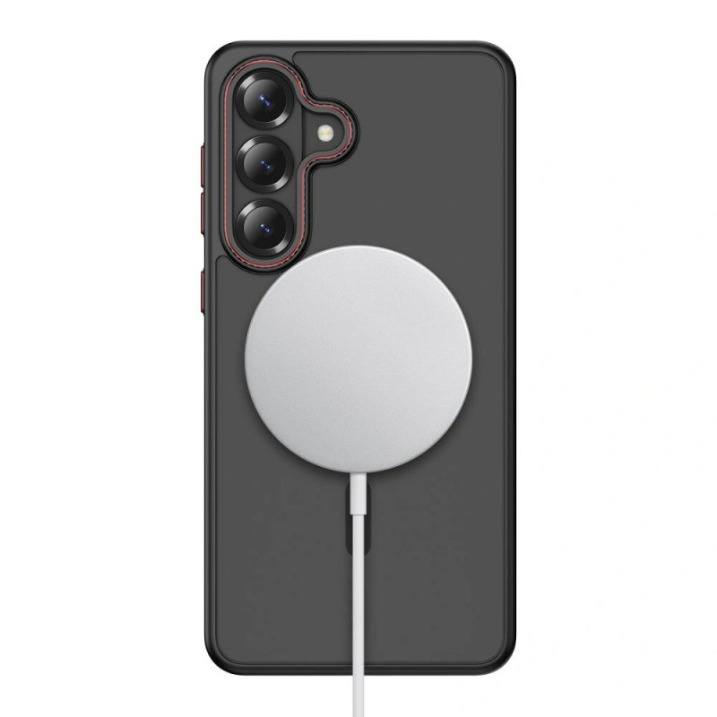 Tech-Protect MagCam MagSafe -kuori Samsung Galaxy S26+:lle, matta musta/punainen
