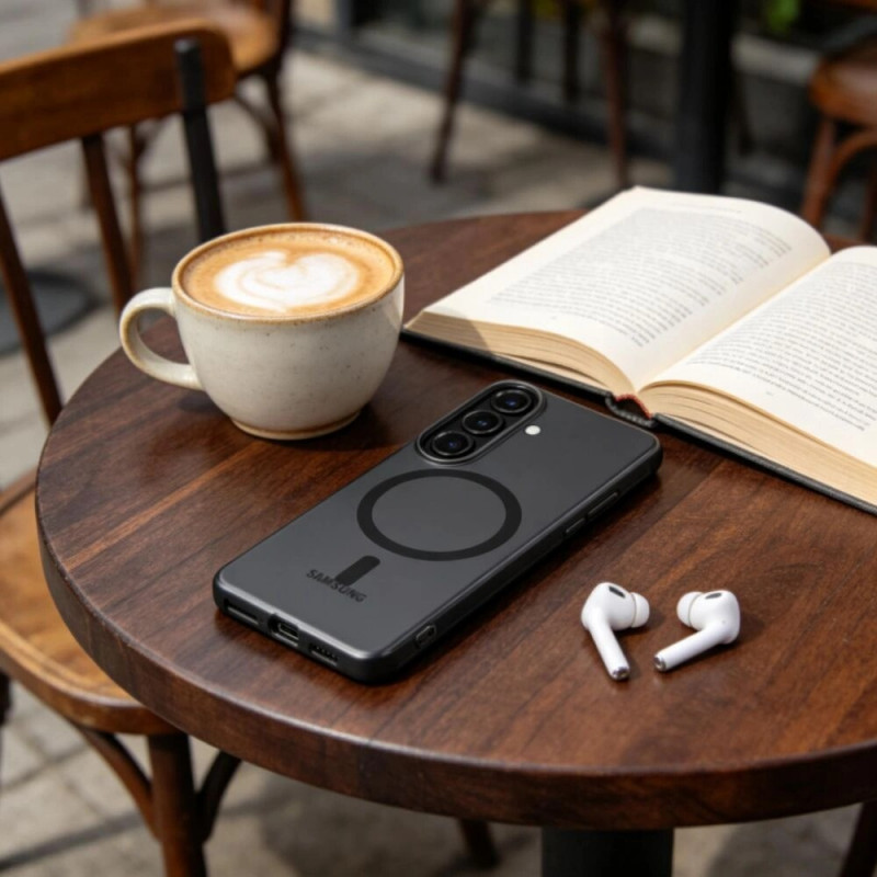 Tech-Protect MagSlim MagSafe -kuori Samsung Galaxy S26:lle, mattamusta