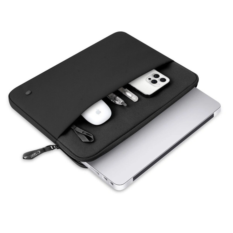 Tech-Protect Sleeve kannettavan tietokoneen suojahiha 15-16", musta