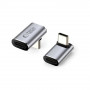 Tech-Protect UltraBoost AA02 USB-C-kulma-adapteri, harmaa