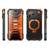 Supcase UB Grip Mag MagSafe -aramidikotelo Apple iPhone 17 Pro Max / 18 Pro Max -puhelimelle, musta/oranssi
