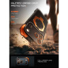 Supcase UB Grip Mag MagSafe -aramidikotelo Apple iPhone 17 Pro Max / 18 Pro Max -puhelimelle, musta/oranssi