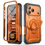 Supcase Grip Pro Mag MagSafe -suojakotelo Apple iPhone 17 Pro Max / 18 Pro Max -puhelimelle, korallinpunainen