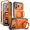 Supcase Grip Pro Mag MagSafe -suojakotelo Apple iPhone 17 Pro Max / 18 Pro Max -puhelimelle, korallinpunainen