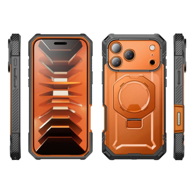 Supcase Grip Pro Mag MagSafe -suojakotelo Apple iPhone 17 Pro Max / 18 Pro Max -puhelimelle, korallinpunainen