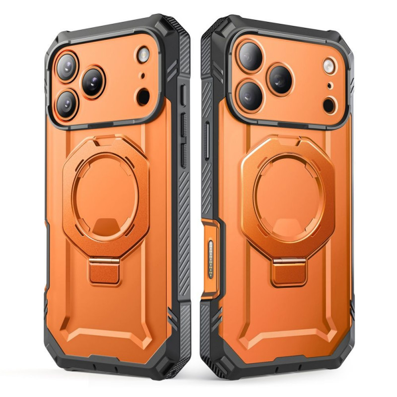 Supcase Grip Pro Mag MagSafe -suojakotelo Apple iPhone 17 Pro / 18 Pro -puhelimelle, korallinpunainen