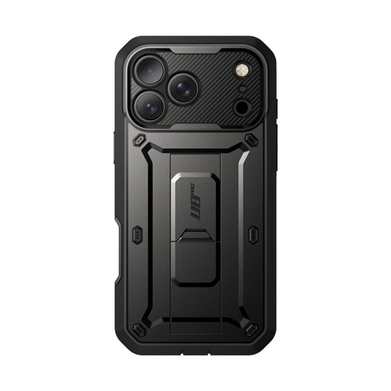 Supcase Unicorn Beetle Pro -suojakotelo Apple iPhone 17 Pro Max / 18 Pro Max -puhelimelle, musta