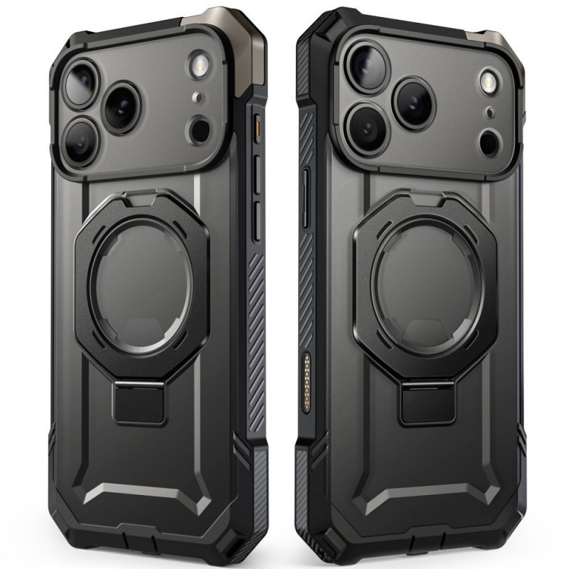 Supcase UB Grip Mag MagSafe -suojakotelo Apple iPhone 17 Pro Max / 18 Pro Max -puhelimelle, musta