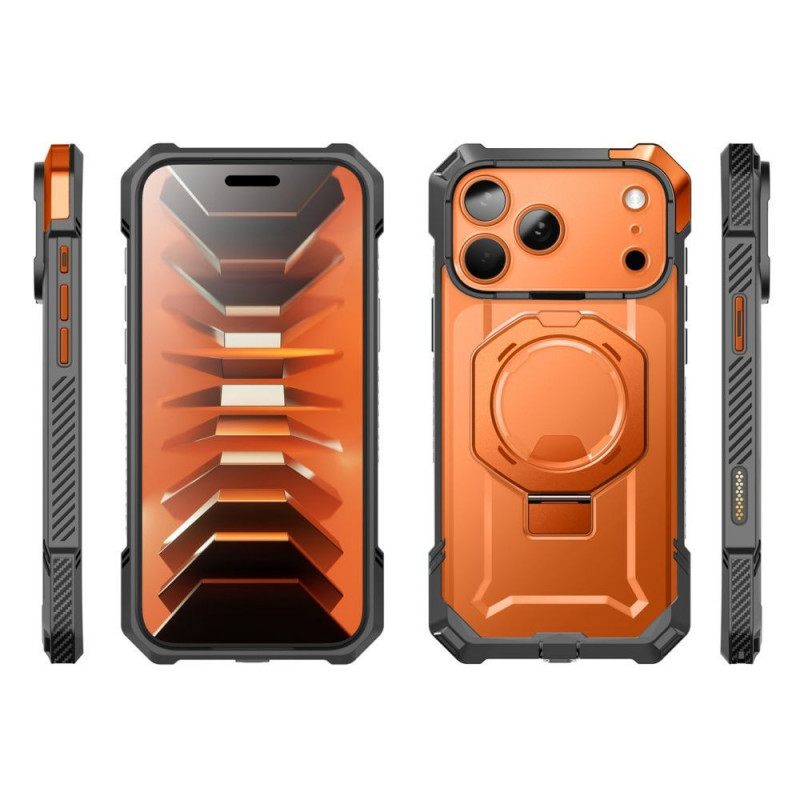 Supcase UB Grip Mag MagSafe -suojakotelo Apple iPhone 17 Pro / 18 Pro -puhelimelle, korallinpunainen