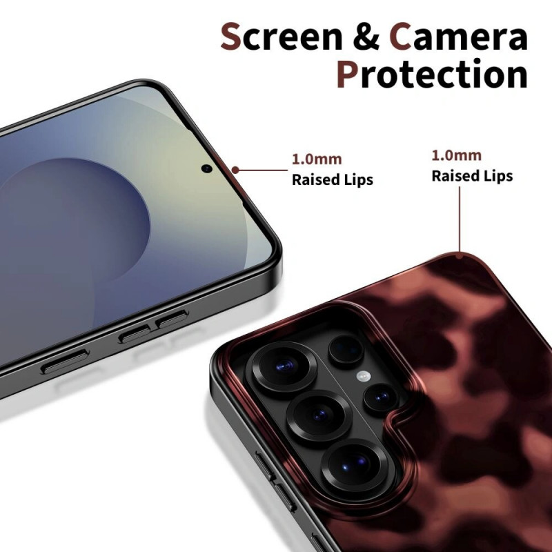 Tech-Protect Lamano MagSafe -suojakotelo Samsung Galaxy S26 Ultra -puhelimelle, ruskea ja musta