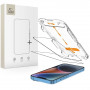 Tech-Protect Quick Set+ karkaistu lasinen näytönsuojus Apple iPhone 13 / 13 Pro / 14 / 16e -puhelimelle, musta (2 kpl)