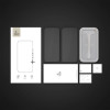 Tech-Protect Quick Set+ karkaistu lasi -näytönsuojus Apple iPhone 16 Pro -puhelimelle, musta (2 kpl)