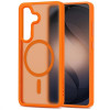 Tech-Protect Magmat MagSafe -suojakotelo Samsung Galaxy S26 -puhelimelle, matta oranssi