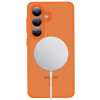 Tech-Protect Magmat MagSafe -suojakotelo Samsung Galaxy S26 -puhelimelle, matta oranssi