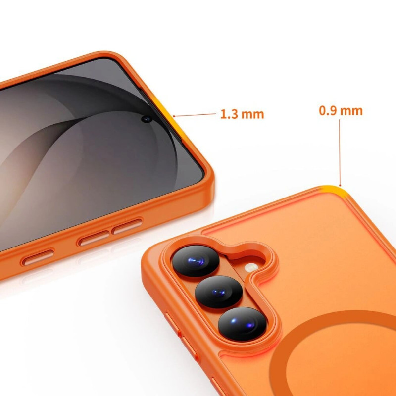 Tech-Protect Magmat MagSafe -suojakotelo Samsung Galaxy S26 -puhelimelle, matta oranssi
