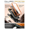 Supcase Unicorn Beetle Pro -suojakotelo Apple iPhone 17 Pro Max -puhelimelle, korallinpunainen