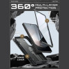 Supcase Unicorn Beetle Pro -suojakotelo Samsung Galaxy Z Fold 7 -puhelimelle, musta