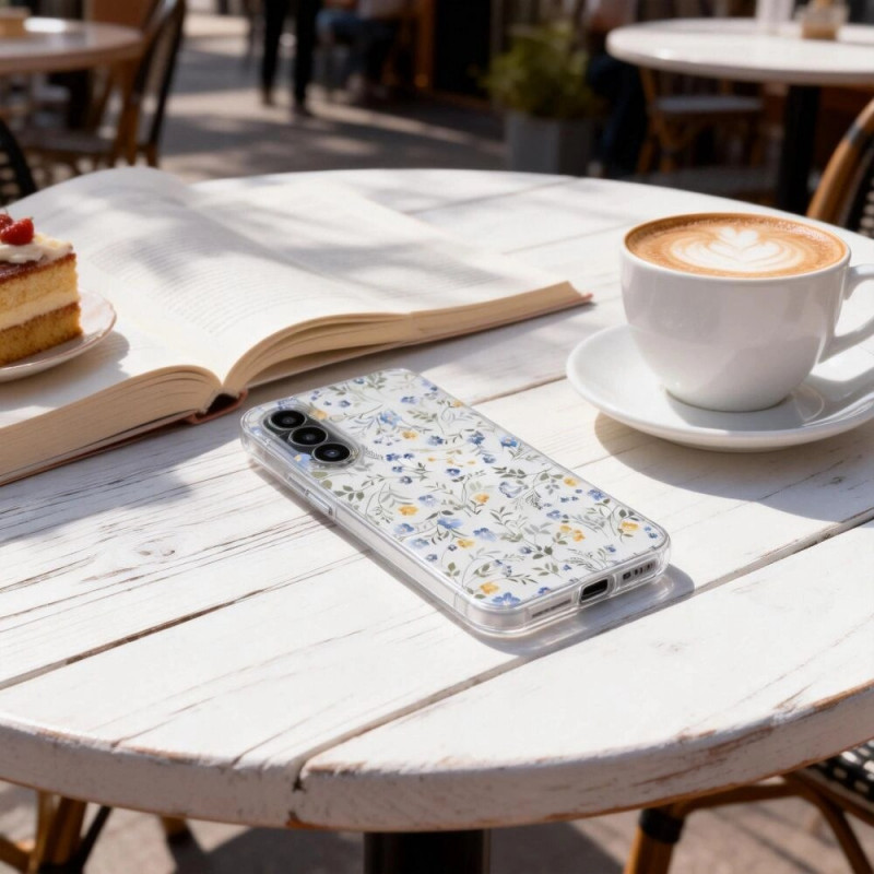 Tech-Protect FlexAir -kuori Samsung Galaxy A57 5G -puhelimeen, Spring Flowers