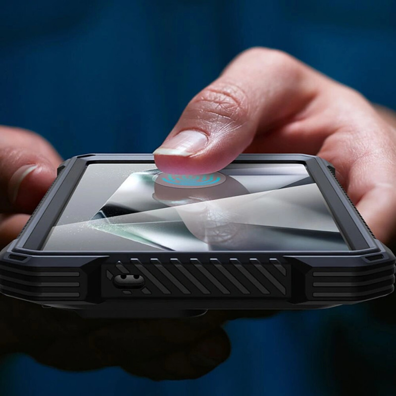 Supcase IBLSN ArmorBox Mag MagSafe -suojakotelo Samsung Galaxy S25 Ultra -puhelimelle, musta