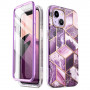 Supcase Cosmo -kuori Apple iPhone 14 Plus / 15 Plus -puhelimelle, Marble Purple