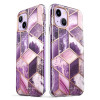 Supcase Cosmo -kuori Apple iPhone 14 Plus / 15 Plus -puhelimelle, Marble Purple