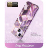 Supcase Cosmo -kuori Apple iPhone 14 Plus / 15 Plus -puhelimelle, Marble Purple