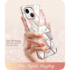 Supcase Cosmo Case Apple iPhone 14 Plus / 15 Plus -suojakotelo, Pink Marble