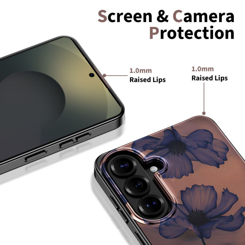 Tech-Protect Lamano MagSafe -suojakotelo Samsung Galaxy A57 5G -puhelimelle, ruskea ja violetti