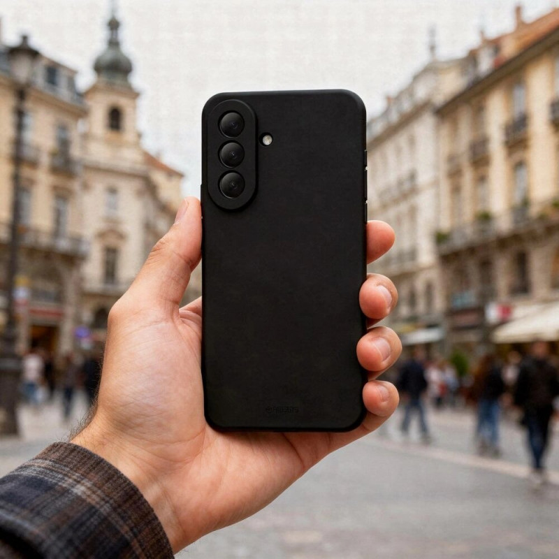 Tech-Protect Icon -suojakotelo Samsung Galaxy A37 5G -puhelimelle, musta