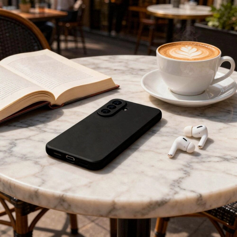 Tech-Protect Icon -suojakotelo Samsung Galaxy A37 5G -puhelimelle, musta