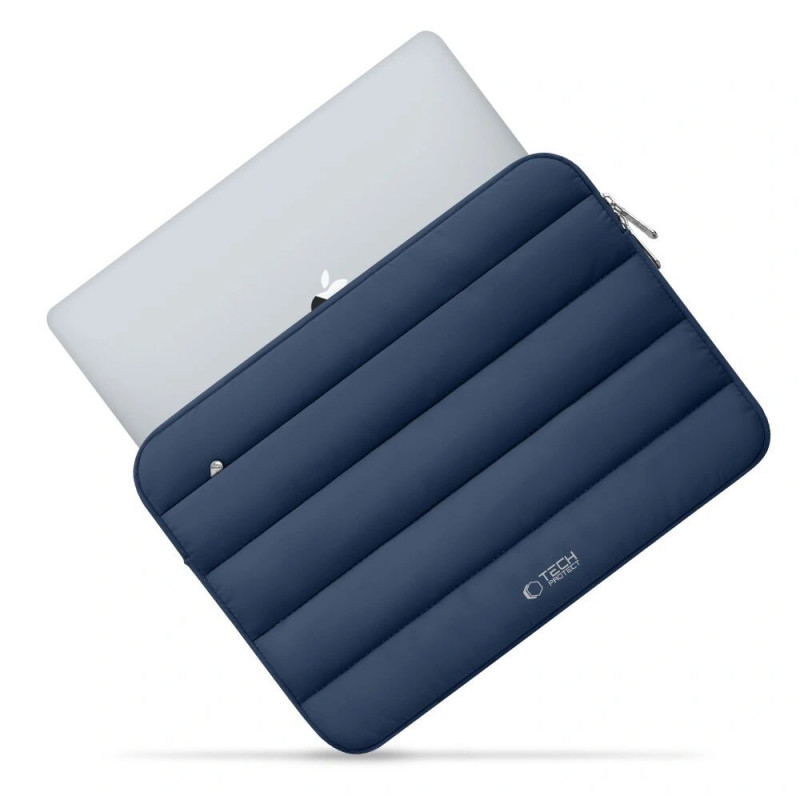 Tech-Protect Fluffy kannettavan tietokoneen suojakotelo 15-16", laivastonsininen