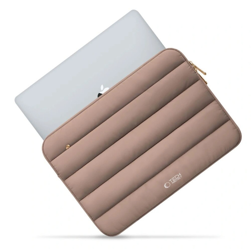 Tech-Protect Fluffy kannettavan tietokoneen suojakotelo 13-14", pähkinä (ruskea)