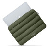 Tech-Protect Fluffy kannettavan tietokoneen suojakotelo 13-14", armeijanvihreä