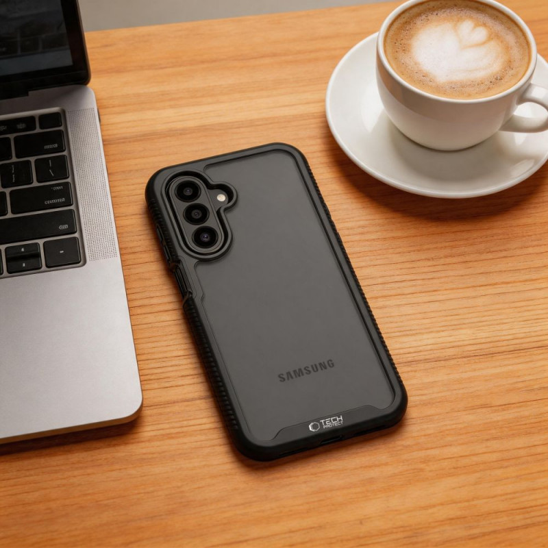 Tech-Protect Defense -suojakotelo Samsung Galaxy A36 / A56 / A27 / A37 5G -puhelimelle, matta musta