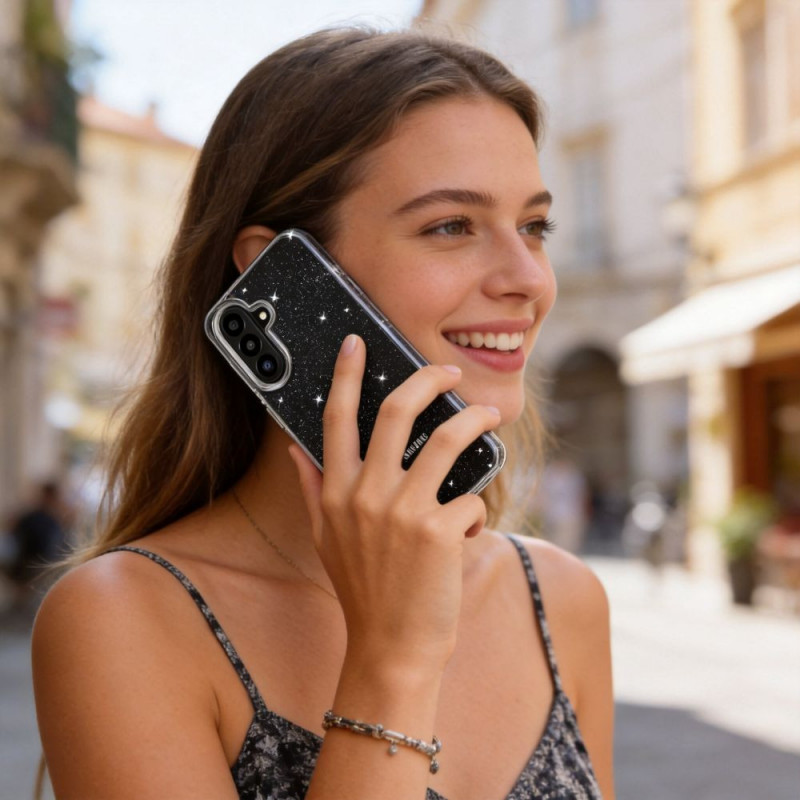 Tech-Protect FlexAir -kuori Samsung Galaxy A27 5G:lle, Glitter