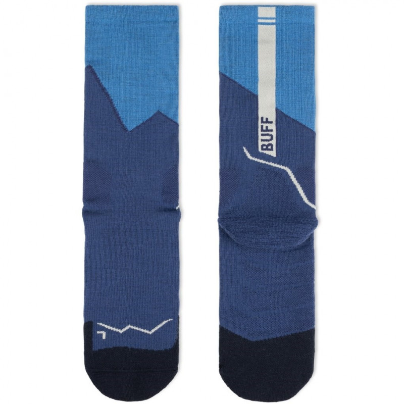 Buff Merino MW Crew Socks MWC1, sininen, L