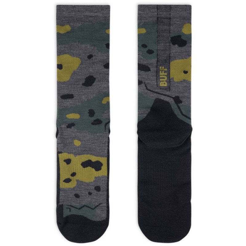Buff Merino Lightweight Crew Sock LWC2, harmaa, L